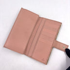 Gucci GG Canvas Hook Leather Beige Lightpink Wallet Gold — view 3