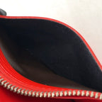 Louis Vuitton Portefeuille Emily Leather Red Wallet Silver — view 7