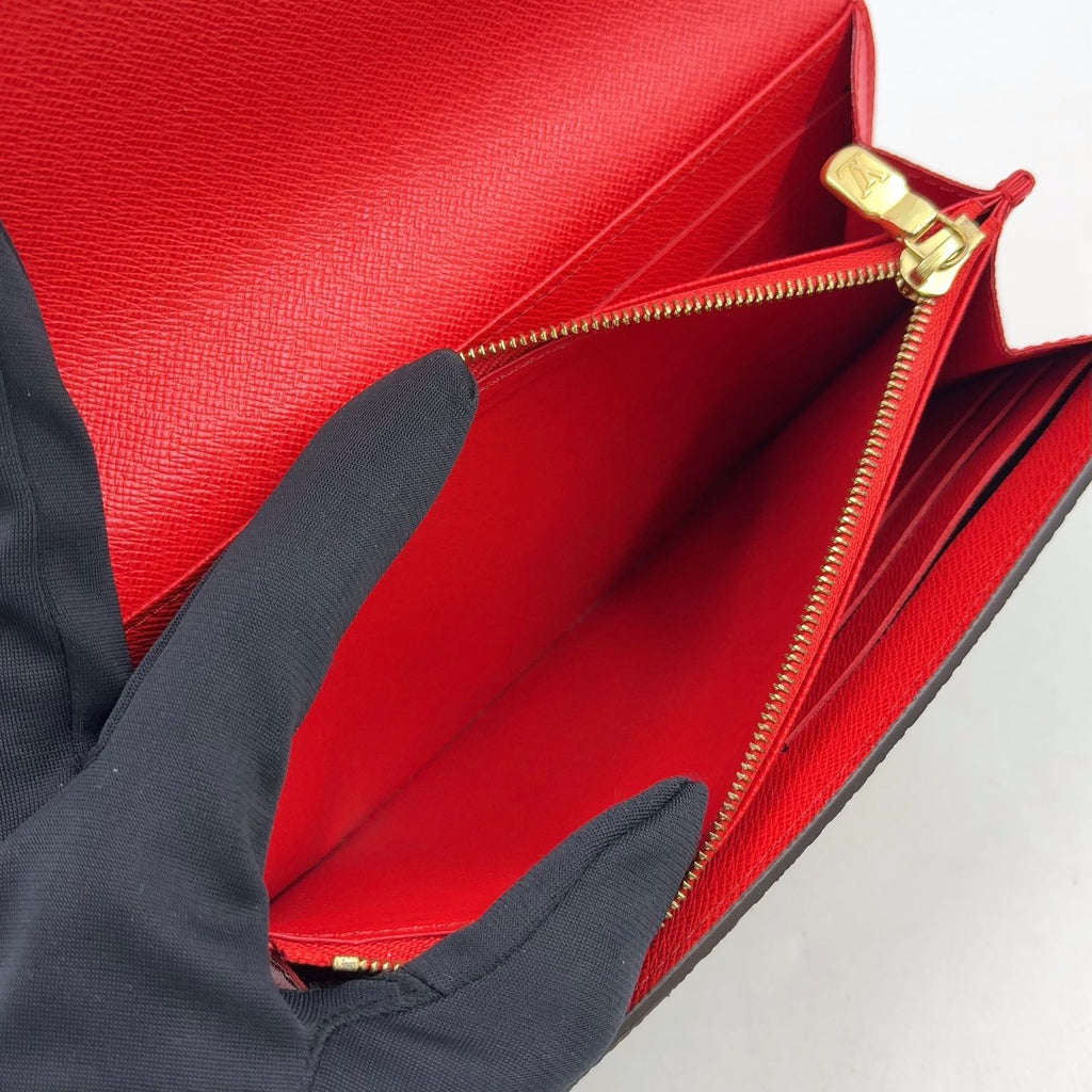 Louis Vuitton LV YK Portefeuille Sarah NM Correspondence Leather Yayoi Kusama — view 5