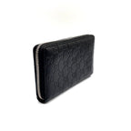 Gucci la Logo Leather Green Black Wallet Silver — view 2