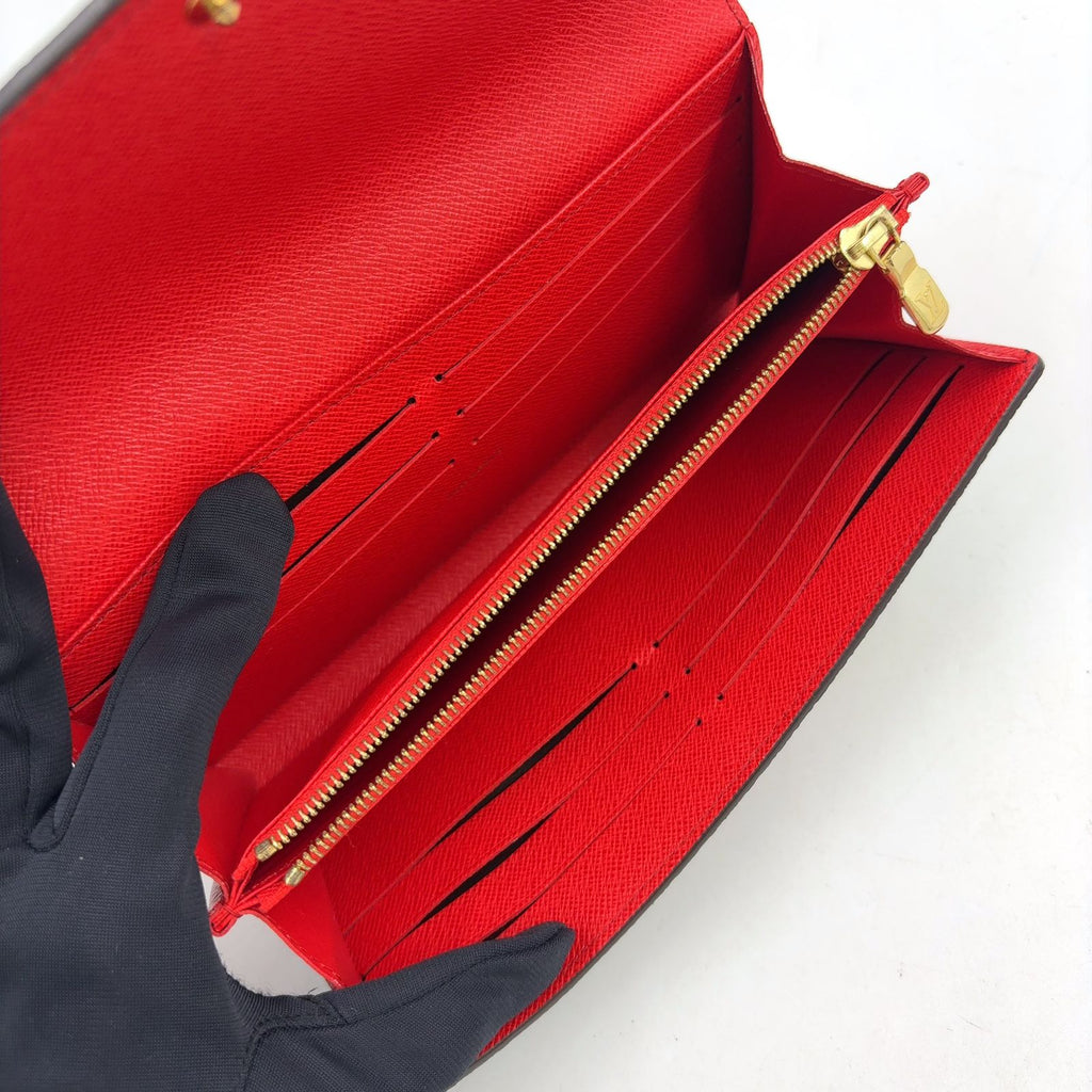 Louis Vuitton LV YK Portefeuille Sarah NM Correspondence Leather Yayoi Kusama — view 6