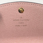 Louis Vuitton Portefeuille Emily Compact Correspondence Leather Brown Lightpink — view 4