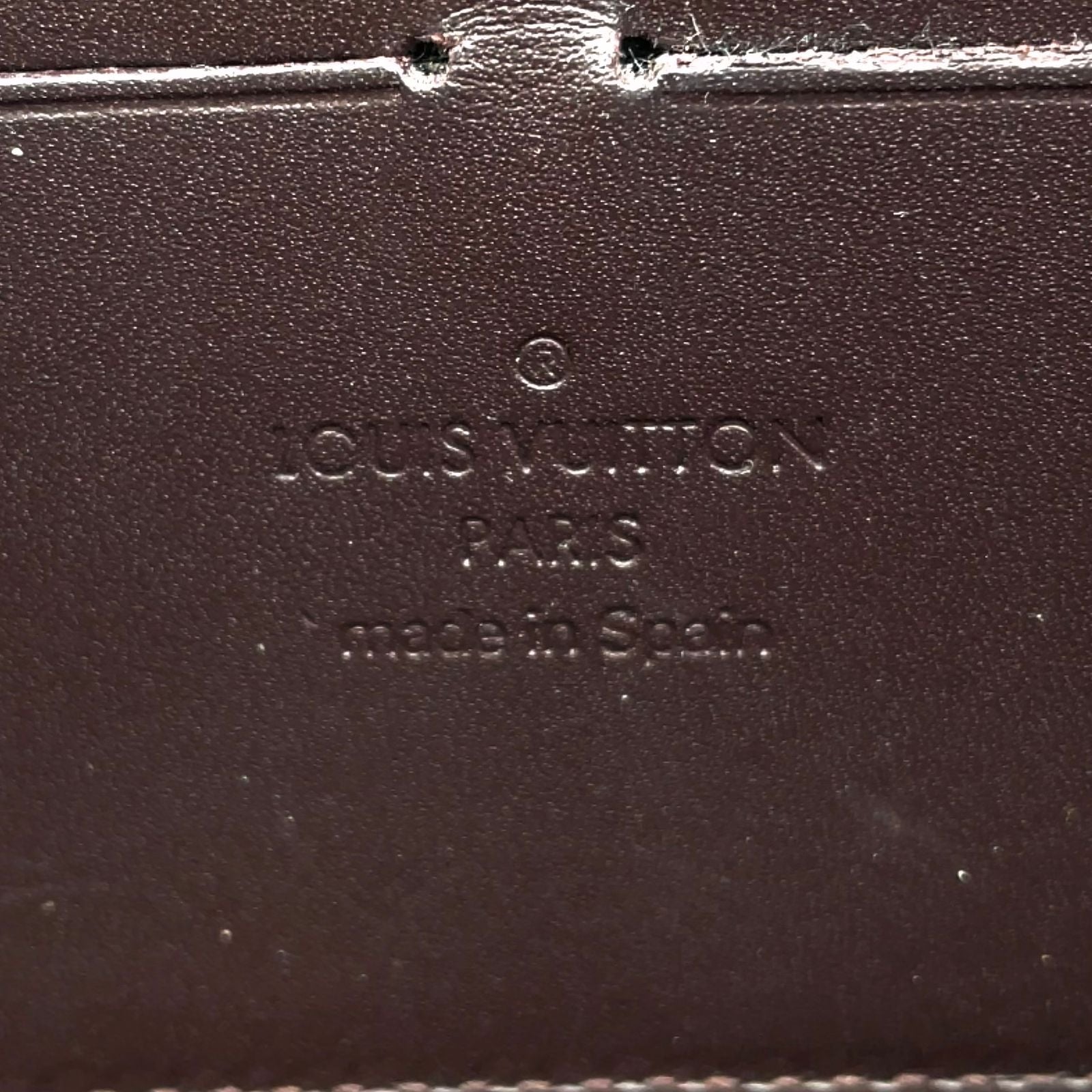 Louis Vuitton Zippy Wallet Monogram Vernis Amarante Leather Enamel Bordeaux — view 4