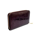 Louis Vuitton Zippy Wallet Monogram Vernis Amarante Leather Enamel Bordeaux — view 2