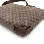 Louis Vuitton Brooklyn MM Damier Ebene Brown Shoulder Bag Gold — view 7