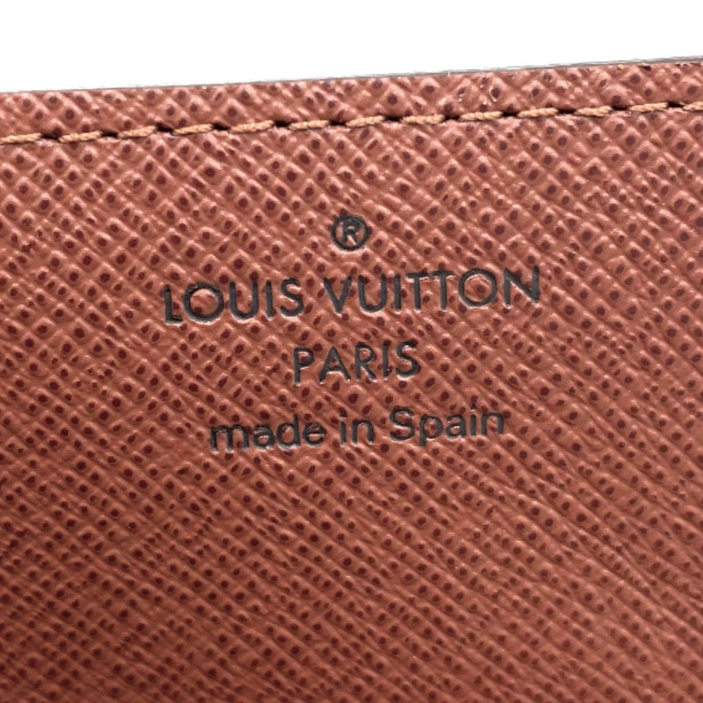 Louis Vuitton Envelope Carte de Visite Monogram Leather Brown Card Case — view 4