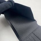 Louis Vuitton Portefeuille Calf Correspondence Leather Black Bi Foldwallet — view 7