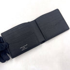 Louis Vuitton Portefeuille Calf Correspondence Leather Black Bi Foldwallet — view 3