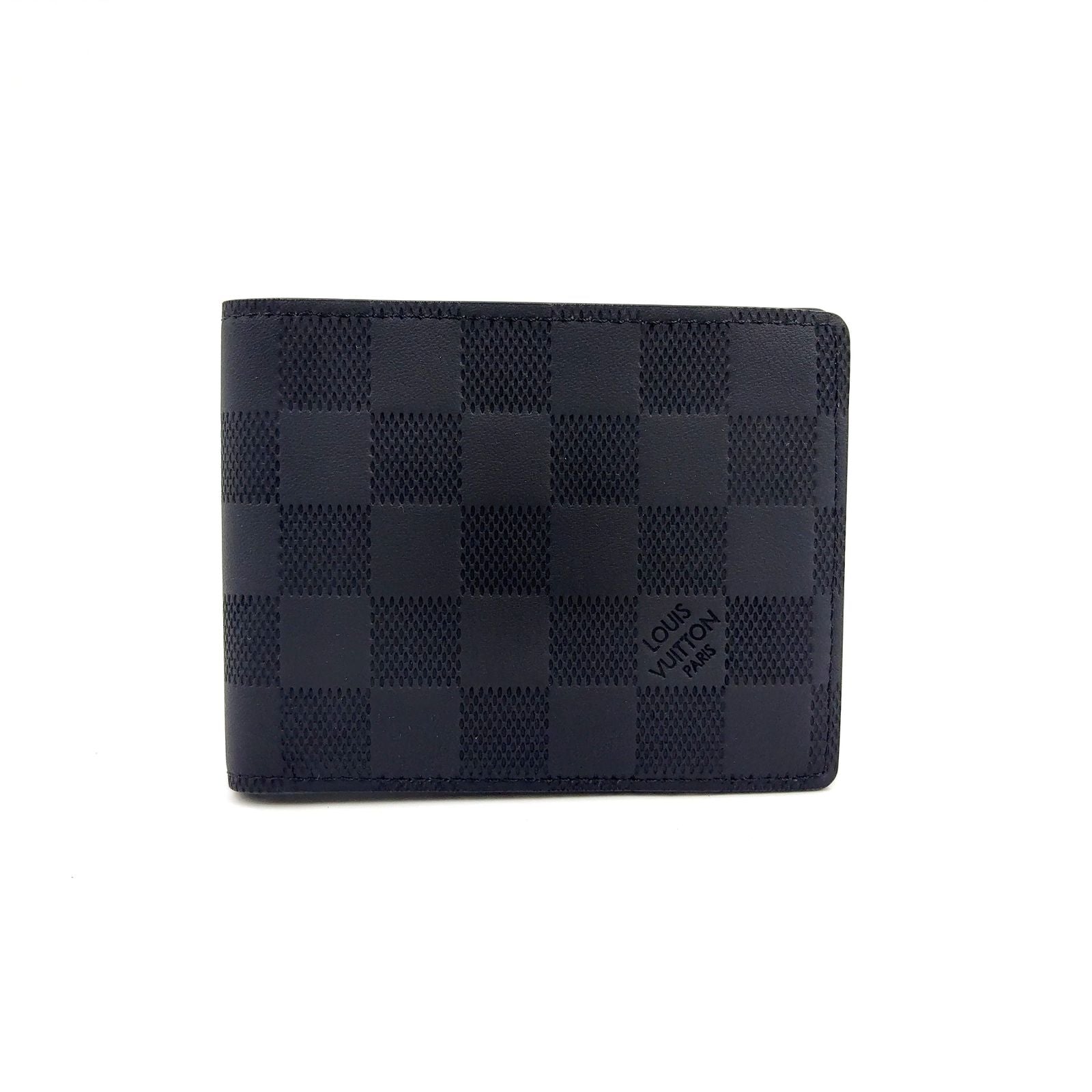 Louis Vuitton Portefeuille NM Damier Infini Correspondence Leather Black