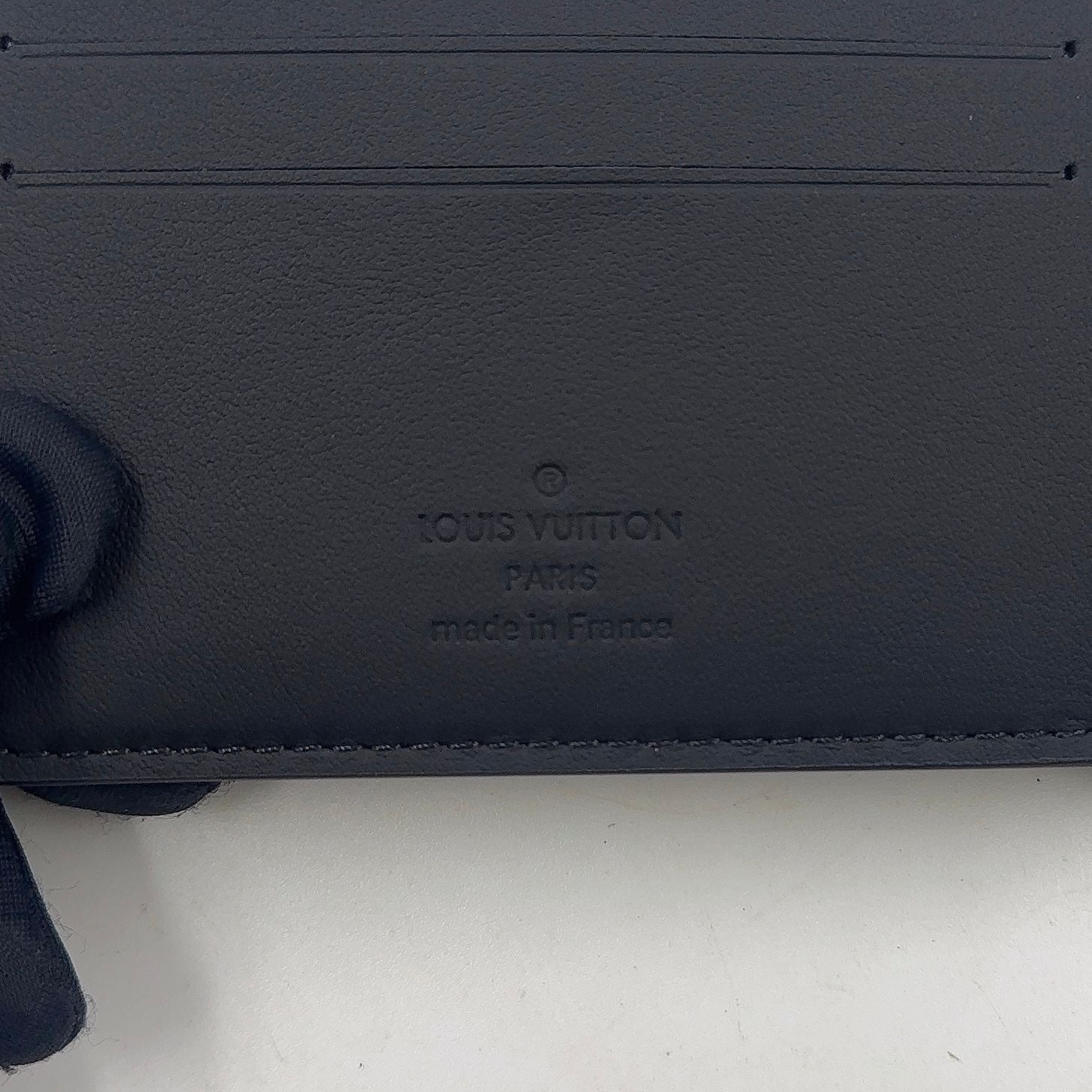 Louis Vuitton Portefeuille NM Damier Infini Correspondence Leather Black — view 4