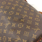 Louis Vuitton Speedy 40 Monogram Leather Brown Light Handbag Gold — view 9