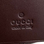 Gucci Sherry Line Leather Green Brown Red Key Case Silver Key Holder — view 4