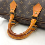 Louis Vuitton Speedy 35 Monogram Leather Brown Light Handbag Gold — view 5