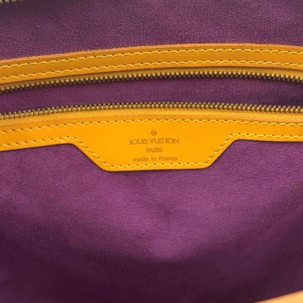 Louis Vuitton Saint Jacques Shopping Epi Tassili Yellow Leather Shoulder — view 4