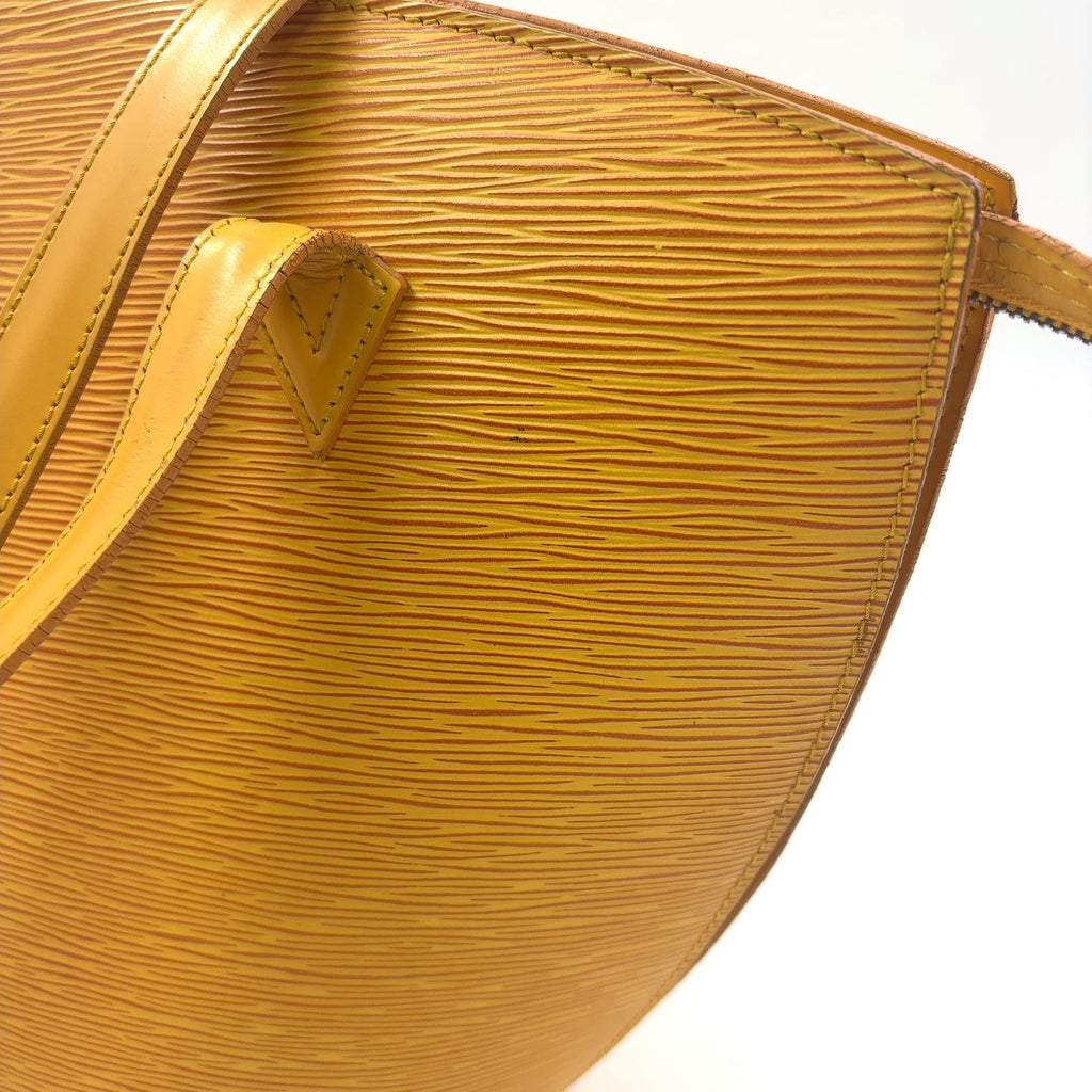 Louis Vuitton Saint Jacques Shopping Epi Tassili Yellow Leather Shoulder — view 9
