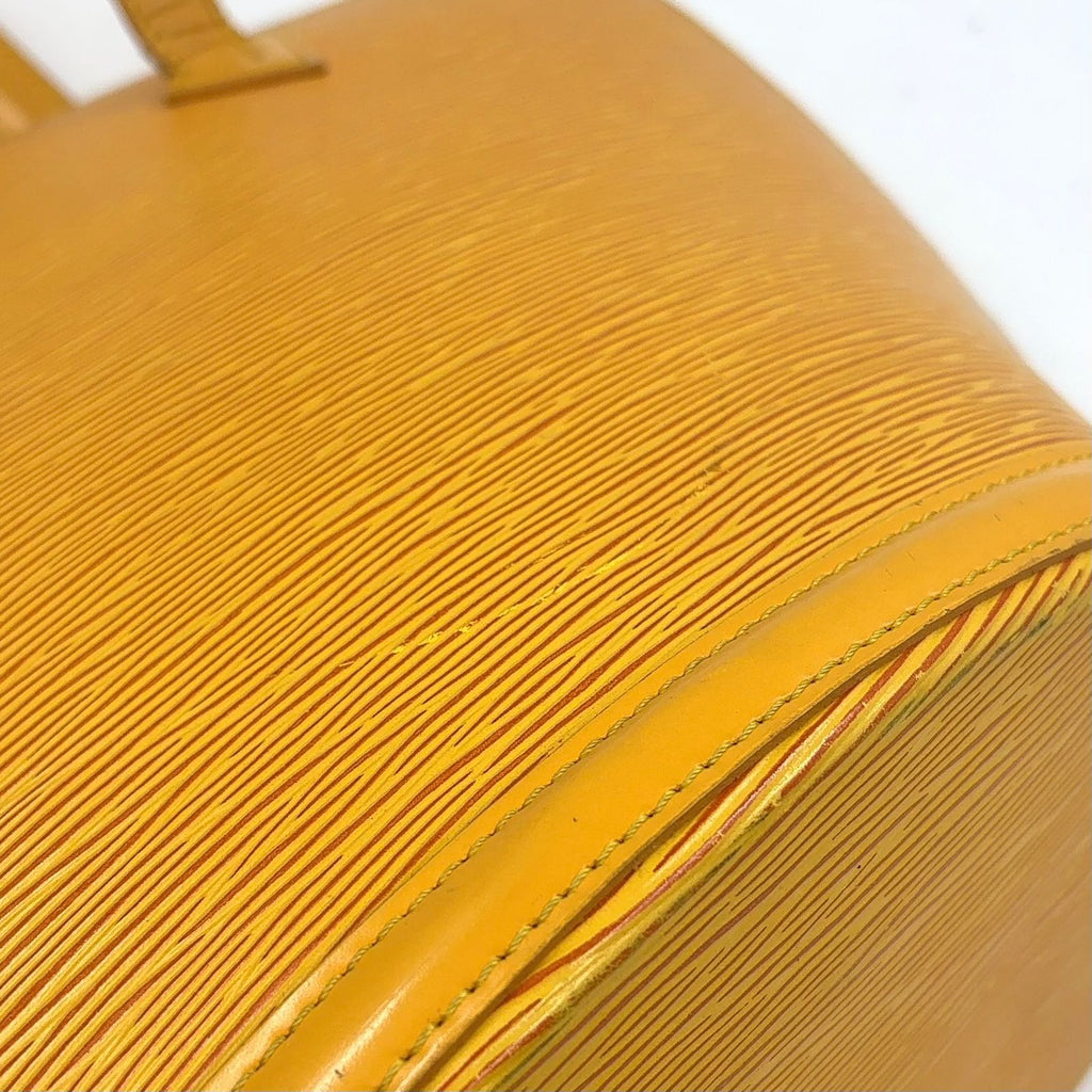Louis Vuitton Saint Jacques Shopping Epi Tassili Yellow Leather Shoulder — view 8
