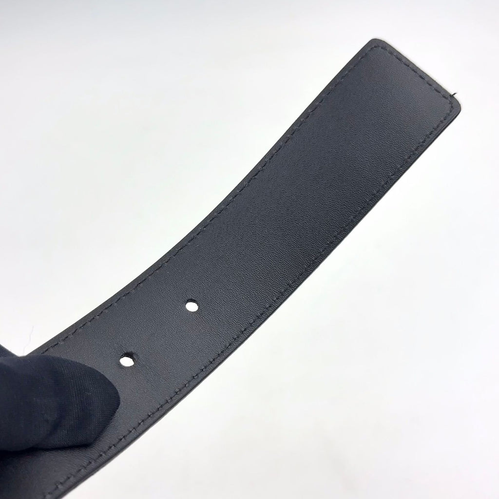 Louis Vuitton Ceinture Pochette Homme Damier Graphite Leather Black Belt — view 5
