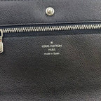 Louis Vuitton Ceinture Pochette Homme Damier Graphite Leather Black Belt — view 4