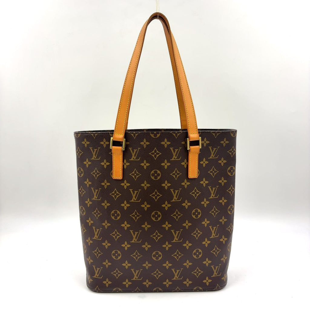 Louis Vuitton Vavin GM Monogram Leather Brown Tote Gold