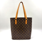 Louis Vuitton Vavin GM Monogram Leather Brown Tote Gold