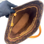 Louis Vuitton Vavin GM Monogram Leather Brown Tote Gold — view 3