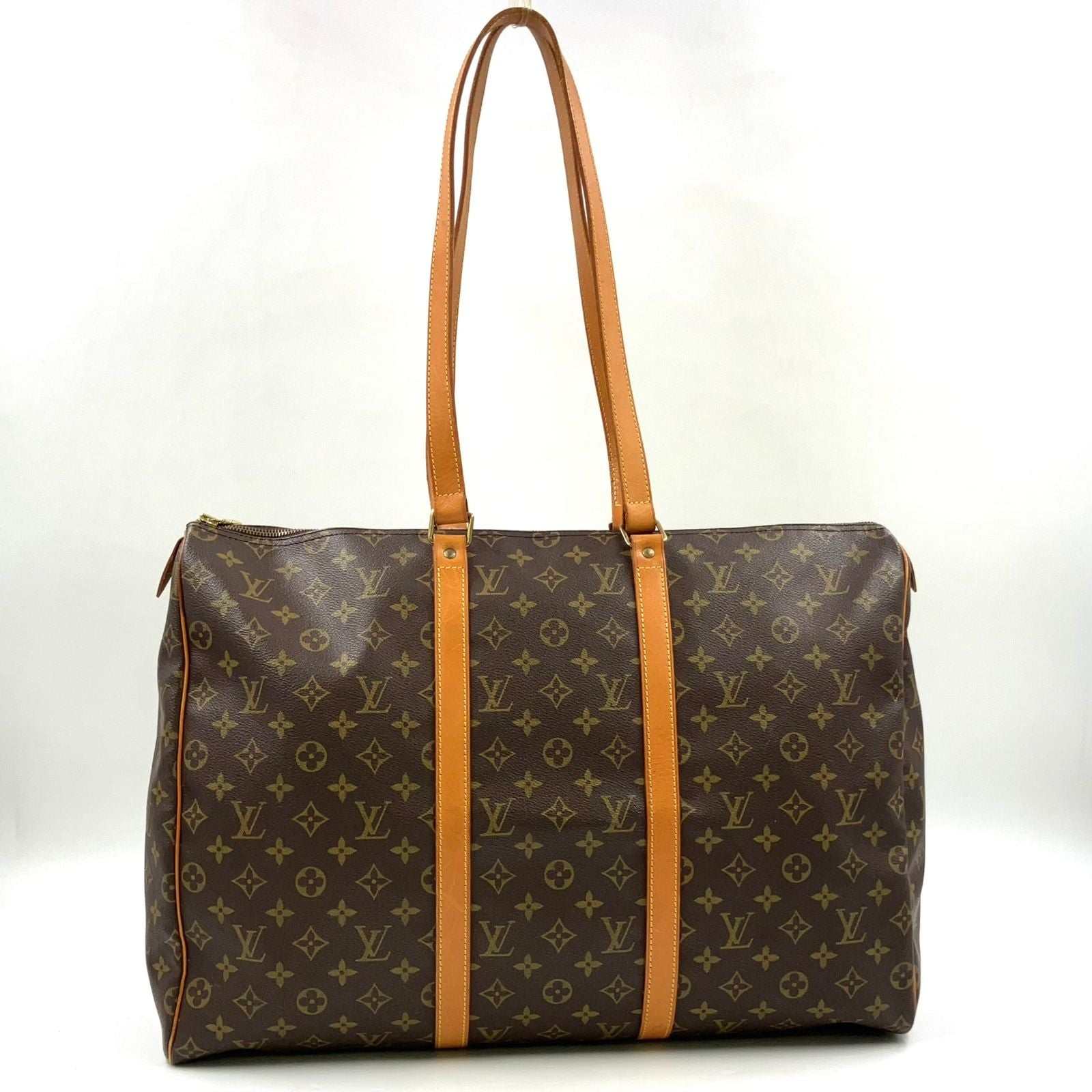 Louis Vuitton 50 Monogram Leather Brown Lightbrown Shoulder Bag Gold