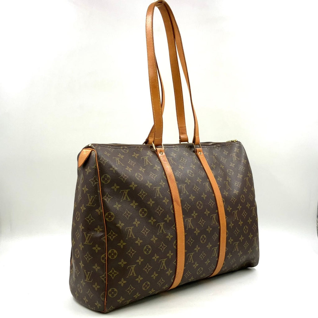 Louis Vuitton 50 Monogram Leather Brown Lightbrown Shoulder Bag Gold — view 2