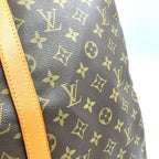 Louis Vuitton 50 Monogram Leather Brown Lightbrown Shoulder Bag Gold — view 8