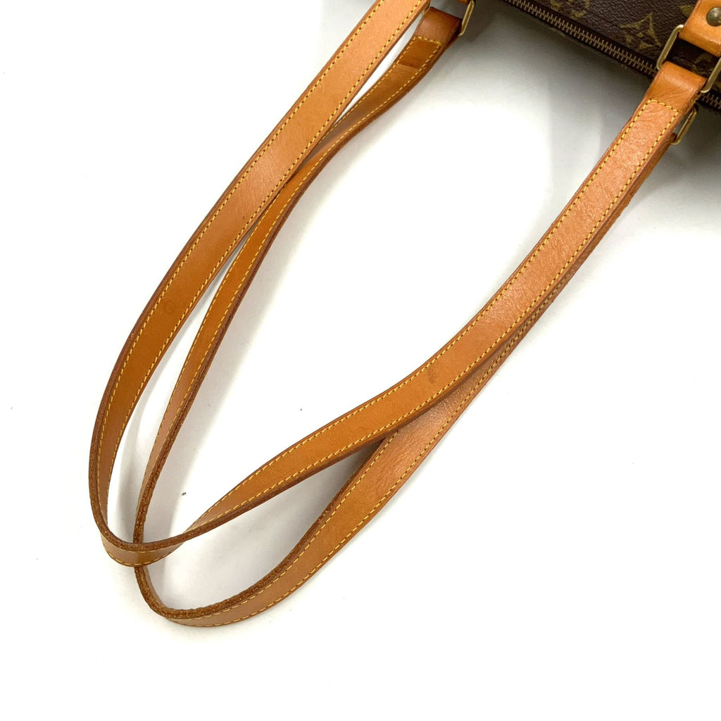 Louis Vuitton 50 Monogram Leather Brown Lightbrown Shoulder Bag Gold — view 5