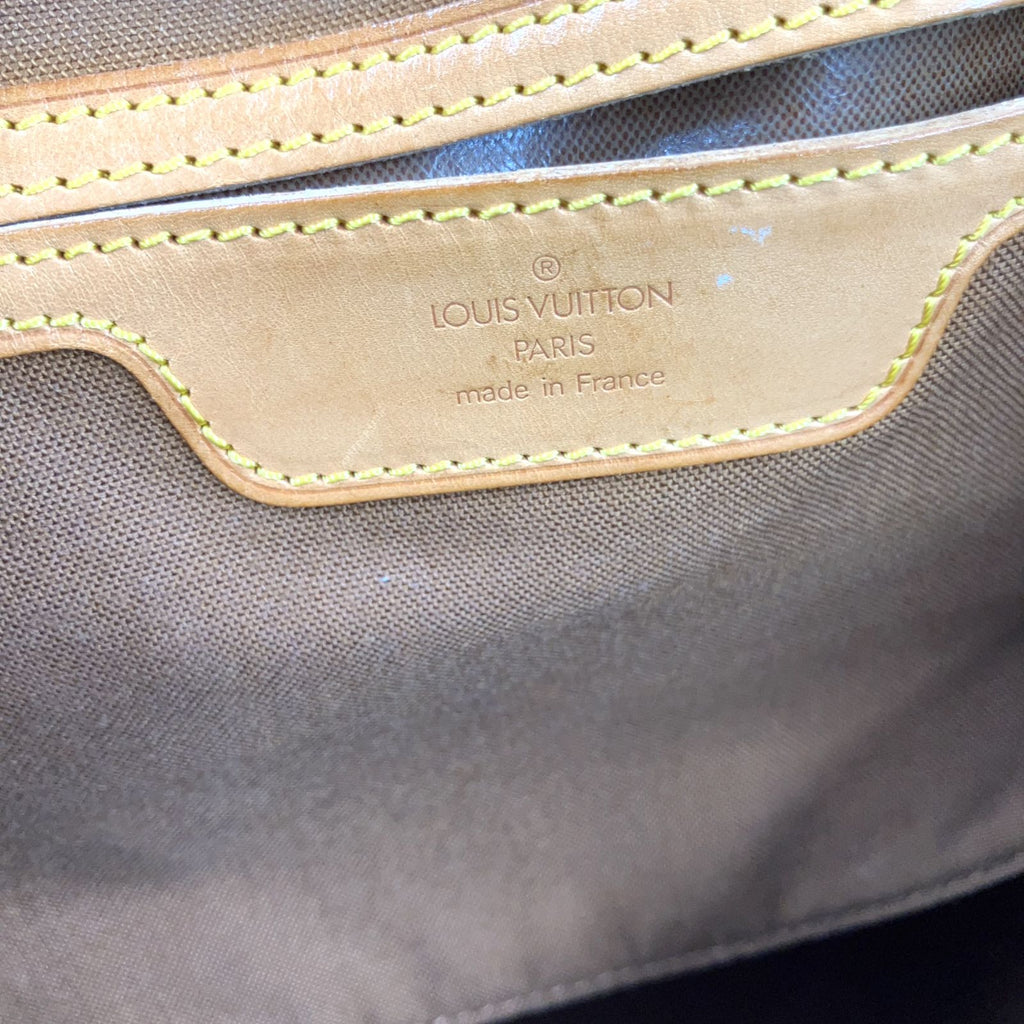 Louis Vuitton 50 Monogram Leather Brown Lightbrown Shoulder Bag Gold — view 4