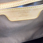 Louis Vuitton 50 Monogram Leather Brown Lightbrown Shoulder Bag Gold — view 4