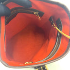 Louis Vuitton Marais Damier Ebene Leather Brown Tote Gold — view 3