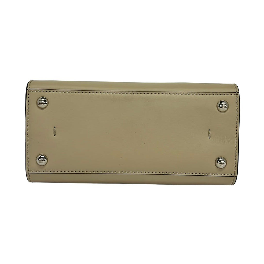 Fendi Handbag Petit Beige Leather — view 5