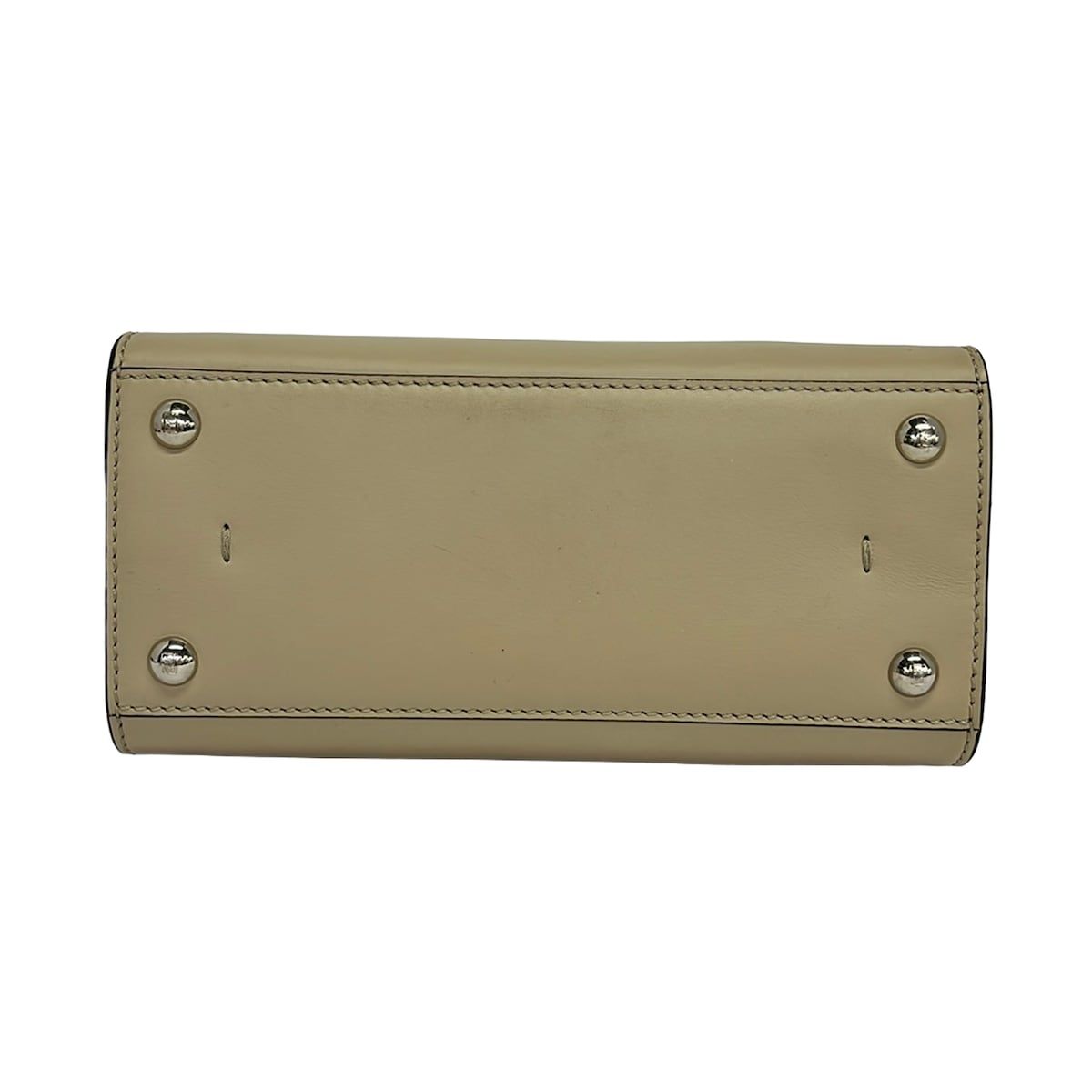 Fendi Handbag Petit Beige Leather — view 5