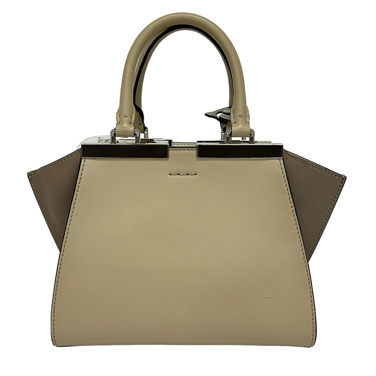 Fendi Handbag Petit Beige Leather — view 3