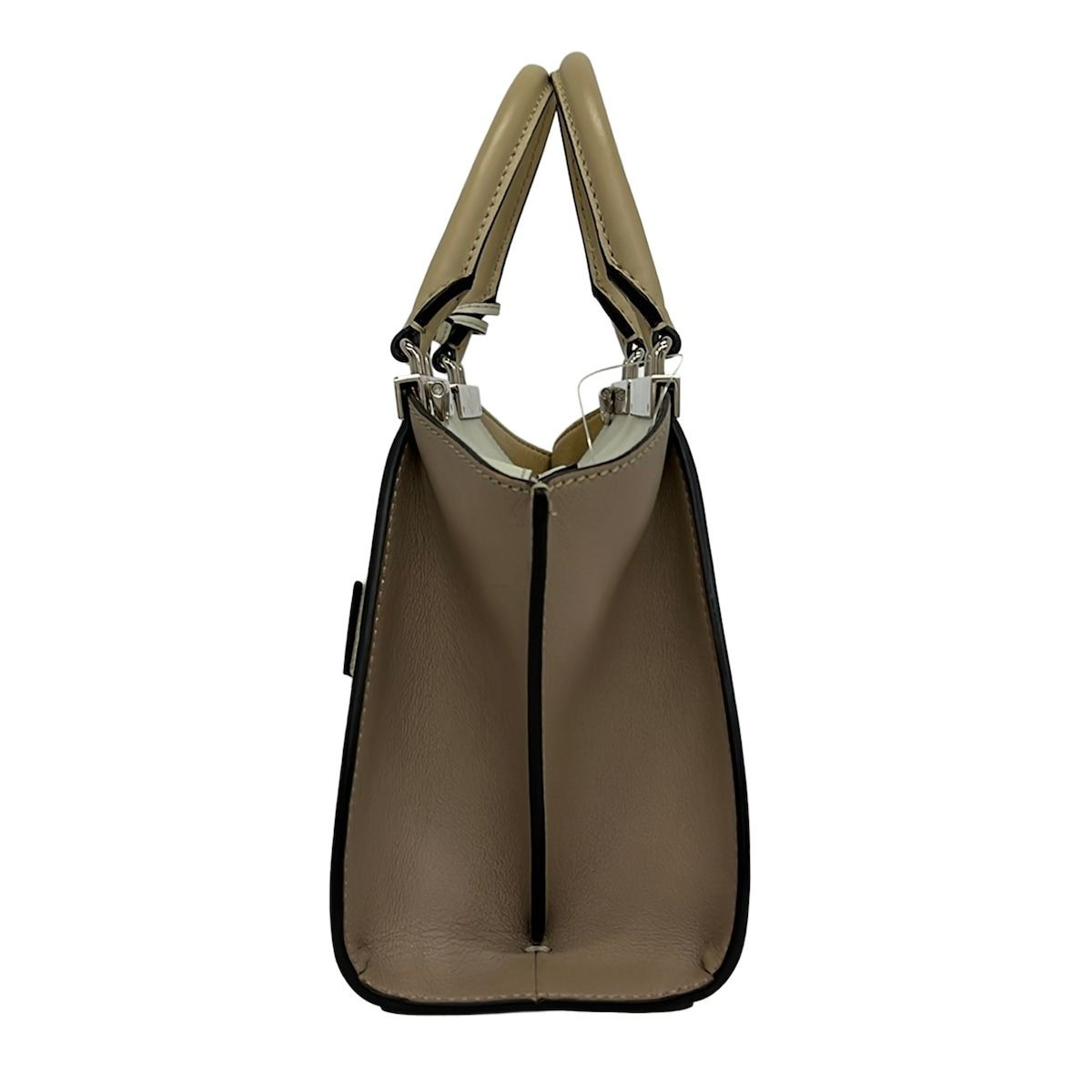 Fendi Handbag Petit Beige Leather — view 4