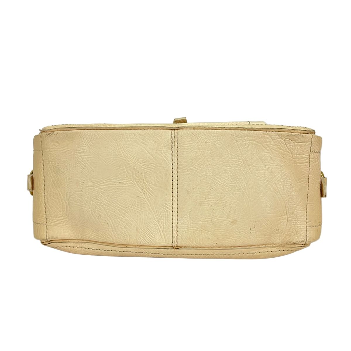 Celine Handbag Boogie Bag Beige Leather — view 5