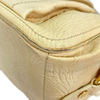 Celine Handbag Boogie Bag Beige Leather — view 6