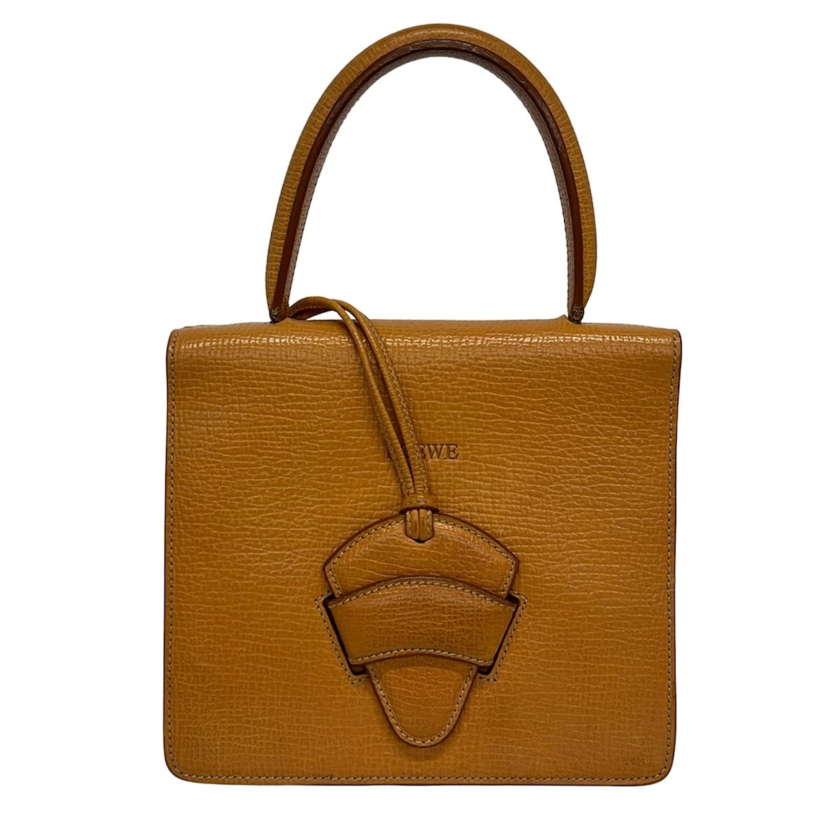 Loewe Handbag Barcelona Light Brown Leather