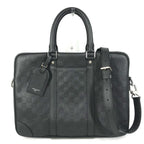 Louis Vuitton Business Bag Porto Documan Voyage Pdv Damier Infini Leather Black