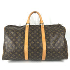 Louis Vuitton Boston Bag Keepall 50 Monogram Canvas Brown — view 2