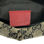 Gucci GG Pattern Khaki Dark Navy Red Mini Bag Leather — view 8