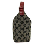 Gucci GG Pattern Khaki Dark Navy Red Mini Bag Leather — view 4