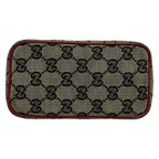 Gucci GG Pattern Khaki Dark Navy Red Mini Bag Leather — view 5
