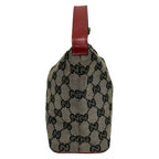 Gucci GG Pattern Khaki Dark Navy Red Mini Bag Leather — view 2