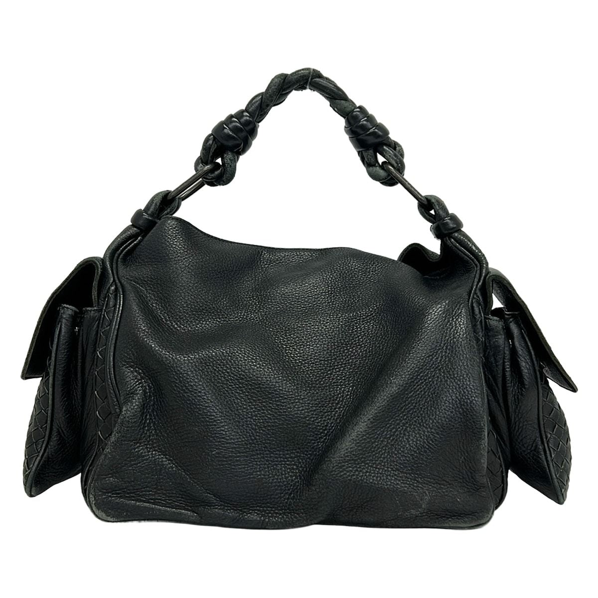 Bottega Veneta Handbag Cocker Black Leather