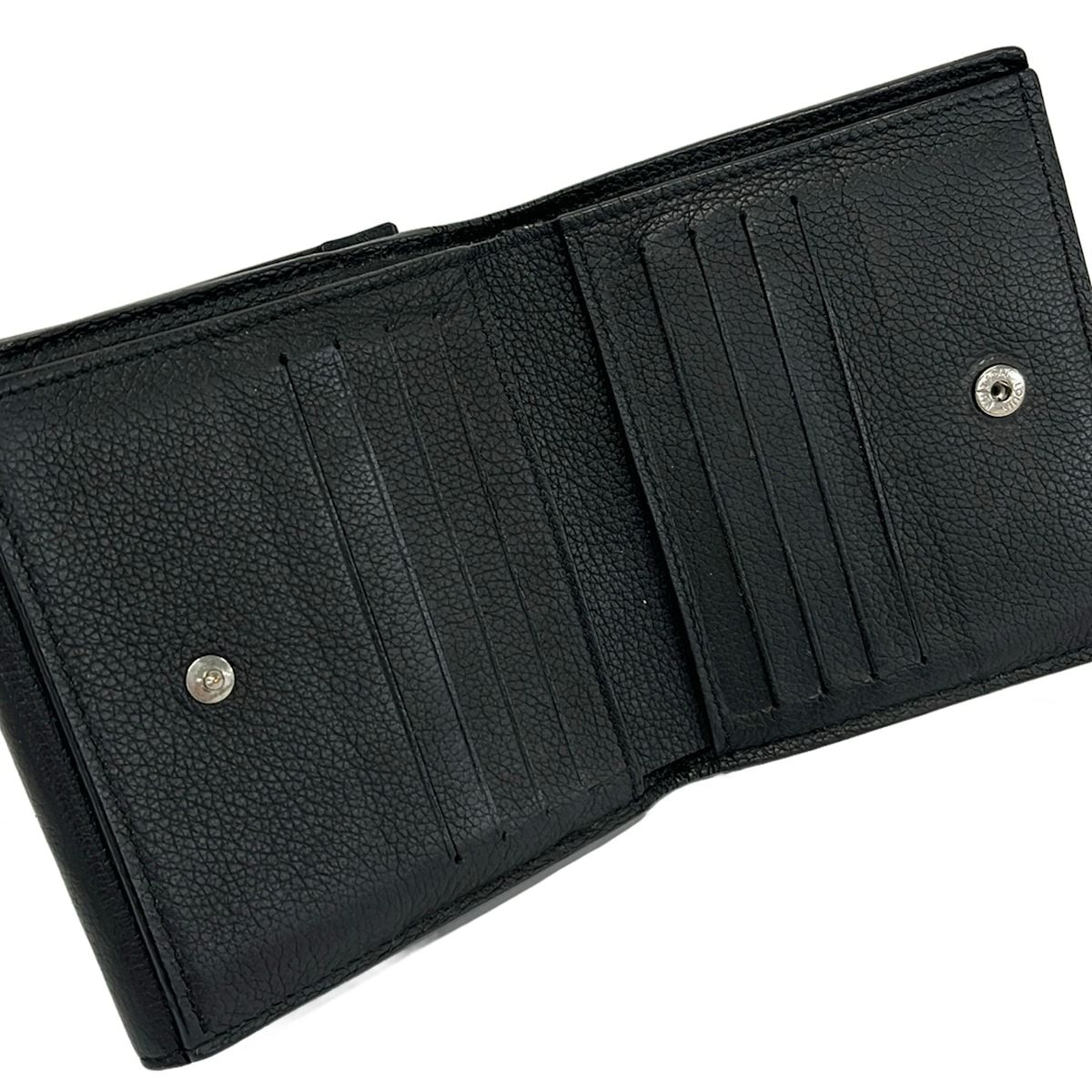 Louis Vuitton Hook Wallet Lockme Portefeuille II Compact Noir Leather Cowhide — view 3