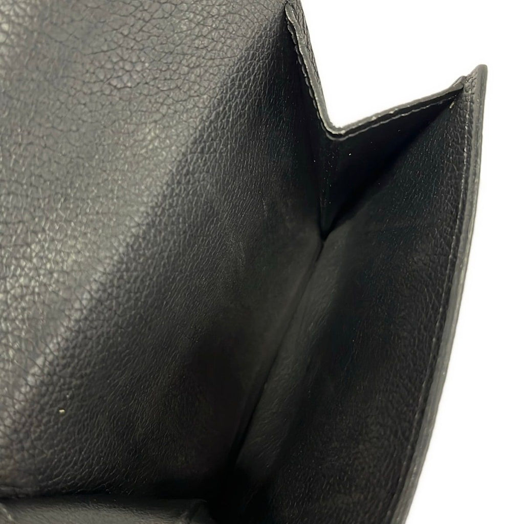 Louis Vuitton Hook Wallet Lockme Portefeuille II Compact Noir Leather Cowhide — view 4