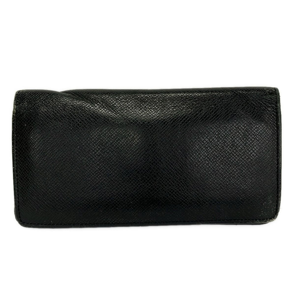 Louis Vuitton Wallet Taiga Portefeuille Brazza Ardoise Leather