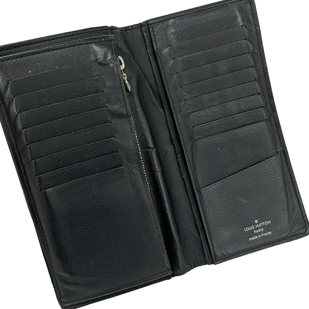 Louis Vuitton Wallet Taiga Portefeuille Brazza Ardoise Leather — view 3